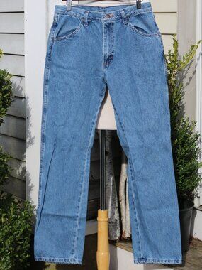 Rustler Classic Full Straight Leg Cotton Jeans Sz 32x32